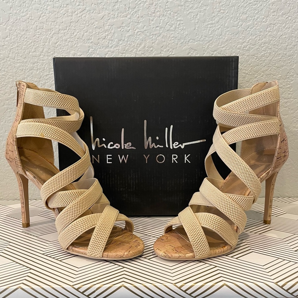 Nicole Miller Melie Strappy Heel size 8.5‎